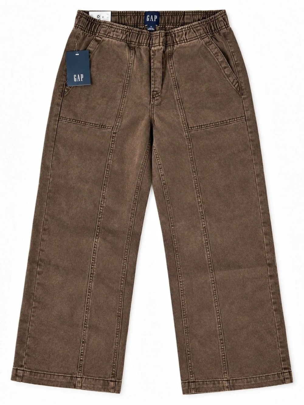 GAP Pull On Pant Wide Leg Pants in Brown Size Small